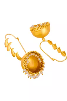 Gold earrings