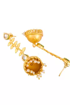 Gold earrings