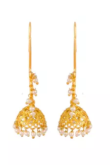 Gold earrings