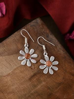 Orange earrings 1