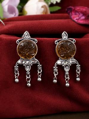 Brown earrings 1