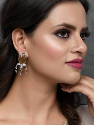 Brown earrings 2