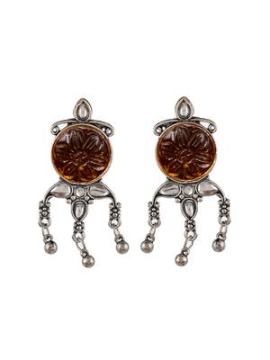 Brown earrings 3