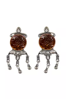 Brown earrings