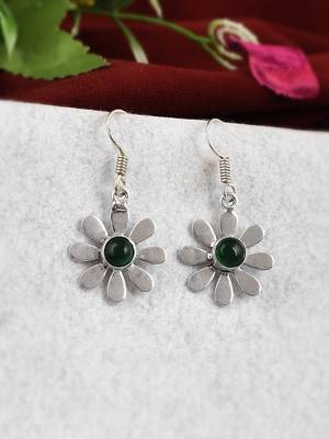 Green earrings 1