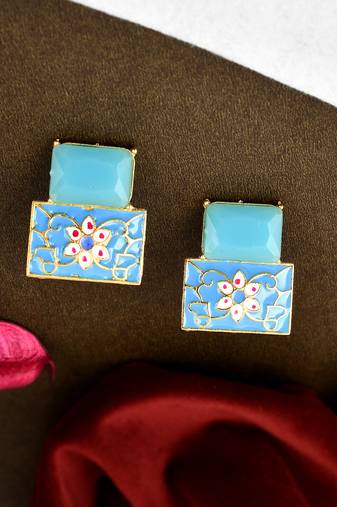 Blue earrings