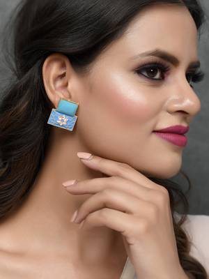 Blue earrings 2