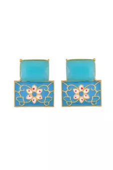 Blue earrings