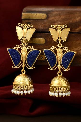 Blue earrings