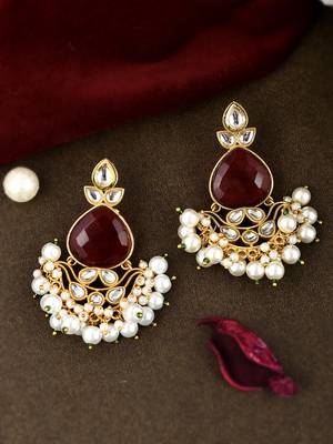 Red earrings 1