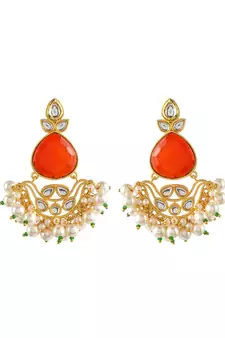 Red earrings