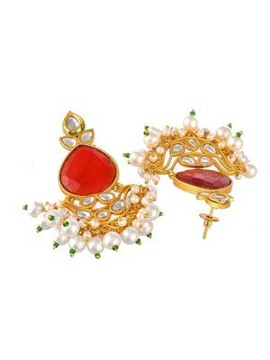 Red earrings 4