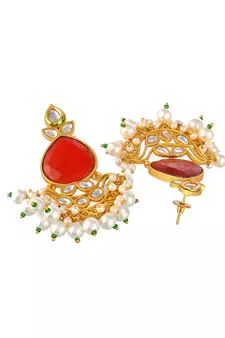 Red earrings