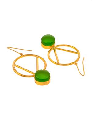 Green earrings 4