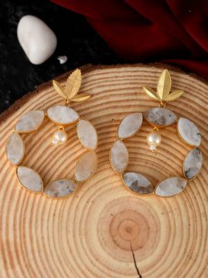 Grey earrings 1