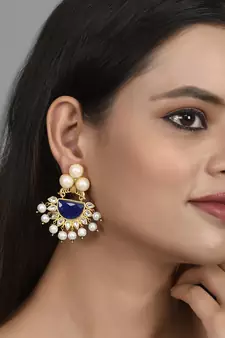 Blue earrings