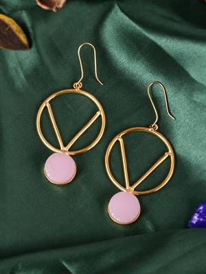 Pink earrings 1