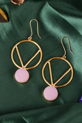 Pink earrings
