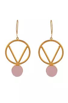 Pink earrings
