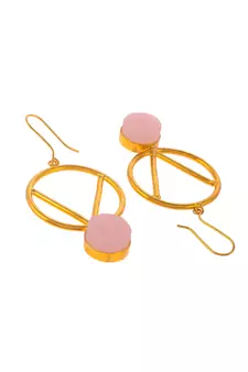 Pink earrings