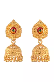Gold earrings