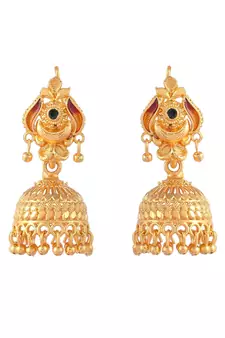 Gold earrings