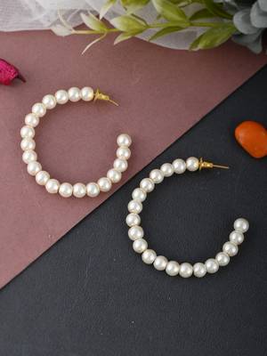 White earrings 1