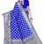 Blue embroidered Art Silk saree with blouse