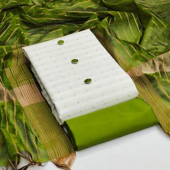 White woven cotton salwar 1