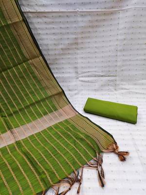 White woven cotton salwar 2
