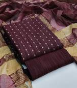 Multicolor woven cotton salwar
