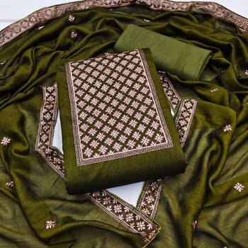 Multicolor embroidered Art Silk salwar 1