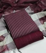 Multicolor woven cotton salwar