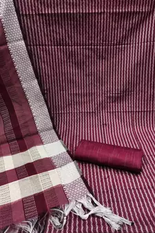 Multicolor woven cotton salwar