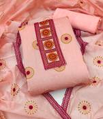 Multicolor embroidered cotton salwar