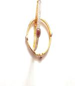 Runjhun CZ Designer AD Bracelet Bangle For Women And Girl Set of 2