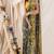 Traditional Deep Gray Yellow Soft Dhakai Creeper Jamdani Saree