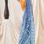 Traditional Sky Blue Soft Dhakai Jamdani Saree