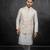 Nude Embroidered Nehru Jacket