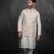 Nude Embroidered Nehru Jacket