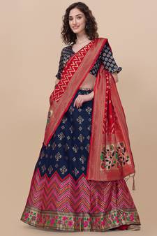 Black embroidered georgette saree with blouse