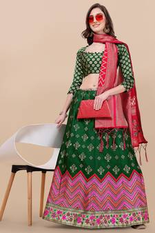 Purple embroidered georgette saree with blouse