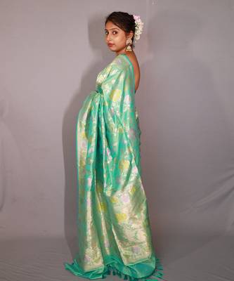 Meena Benarasi Silk Saree 3