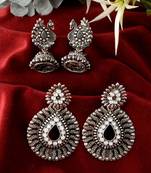 Silver earrings