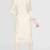Wlosea Fashion Georgette Chiffon Chikan Embroidery off White stitched Only Kurti