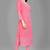 Wlosea Fashion Georgette Chiffon Chikan Embroidery Pink stitched Only Kurti