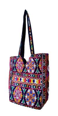 Sutliyan Embroidered Handcrafted Regular Black Shoulder Bag for Women/Girls (11*15 Inch) 1