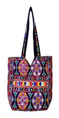 Sutliyan Embroidered Handcrafted Regular Black Shoulder Bag for Women/Girls (11*15 Inch) 2