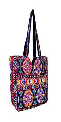 Sutliyan Embroidered Handcrafted Regular Black Shoulder Bag for Women/Girls (11*15 Inch) 3