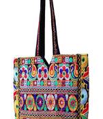Sutliyan Handcrafted Gujarati Multicolor Shoulder Bag for Women/Girls (14*20 Inch)